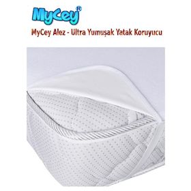 MyCey Alez 90x190 cm Ultrayumuşak Yatak Koruyucu