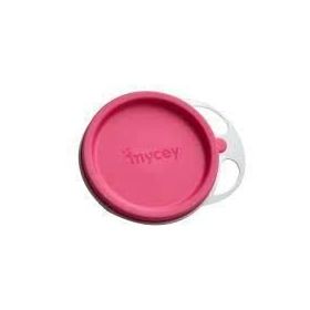 Mycey Kapaklı Pembe Mama Tabağı