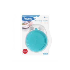 Mycey Kapaklı Yeşil Mama Tabağı