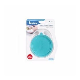 Mycey Kapaklı Yeşil Mama Tabağı