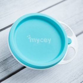 Mycey Kapaklı Yeşil Mama Tabağı