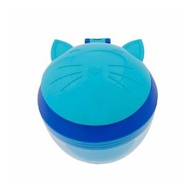 Mycey Kedi Desenli Mavi Atıştırma Kabı