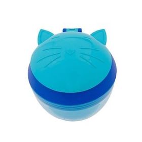 Mycey Kedi Desenli Mavi Atıştırma Kabı