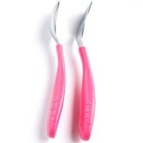 Mycey Pembe Paslanmaz Çelik Çatal Kaşık Seti