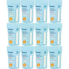 Mycey Tekli 12x25'li Paket Anne Sütü Süt Saklama Poşeti