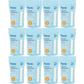 Mycey Tekli 12x25'li Paket Anne Sütü Süt Saklama Poşeti