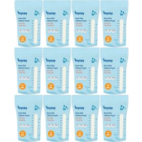 Mycey Tekli 12x25'li Paket Anne Sütü Süt Saklama Poşeti