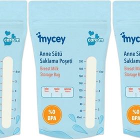 Mycey Tekli 3x25'li Paket Anne Sütü Süt Saklama Poşeti