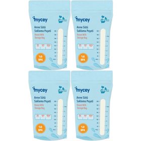 Mycey Tekli 4x25'li Paket Anne Sütü Süt Saklama Poşeti