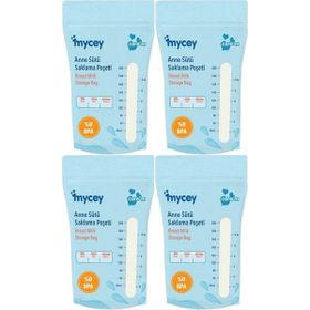 Mycey Tekli 4x25'li Paket Anne Sütü Süt Saklama Poşeti