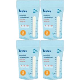 Mycey Tekli 4x25'li Paket Anne Sütü Süt Saklama Poşeti