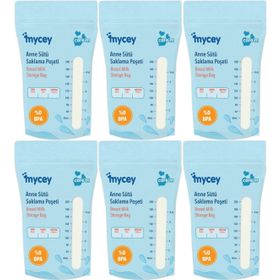 Mycey Tekli 6x25'li Paket Anne Sütü Süt Saklama Poşeti