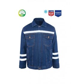 MyForm 3110 Sona Denim Kot Kapitoneli İş Montu