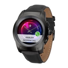 MyKronoz Zetime Regular Premium Deri Kordon Siyah Akıllı Saat