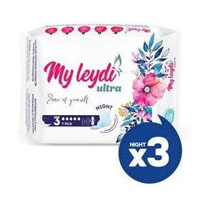 Myleydi Gece 3x21 Adet Ultra Hijyenik Ped