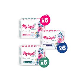 MyLeydi Ultra Normal 60+Gece 42+Uzun 18x48 Adet Aile Paketi