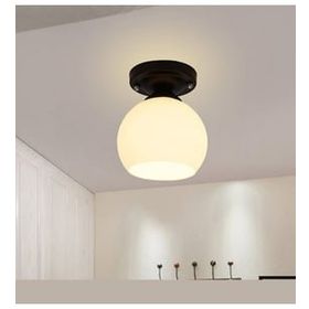 Mylights 15 cm E27 Duylu Modern Spor Opal Camlı Tavan Avize Cap