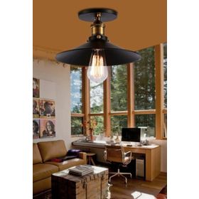Mylights 30 cm Retro Rustik Armatür Plofonyer Rustik Tavan Avize