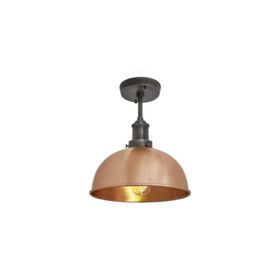 Mylights 30 cm Retro Rustik Bakır Tavan Avize Rustik Avize