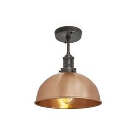 Mylights 30 cm Retro Rustik Bakır Tavan Avize Rustik Avize