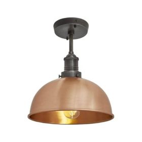 Mylights 30 cm Retro Rustik Bakır Tavan Avize Rustik Avize