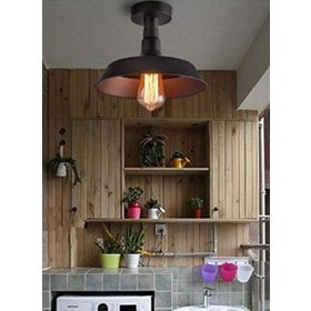 Mylights 30 cm Retro Rustik Metal Avize Plofonyer Tavan Avize