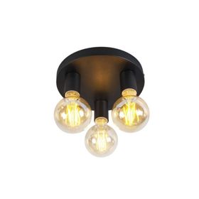 Mylights 30 cm Retro Üçlü Plofonyer Tavan Avize