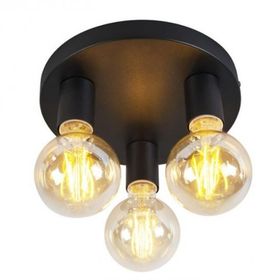 Mylights 30 cm Retro Üçlü Plofonyer Tavan Avize