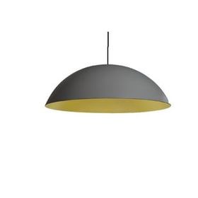 Mylights 60 cm Beyaz İçi Altın Yüksek Tavan Retro Rustik Metal Sarkıt Avize
