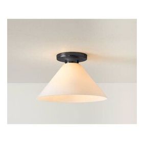 Mylights Beyaz 22 cm Camlı Cap Opal Camlı Plofonyer Tavan Aramtür Avize