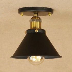 Mylights En 18 cm Vintage Retro Rustik Plofonyer Armatür Tavan Avize