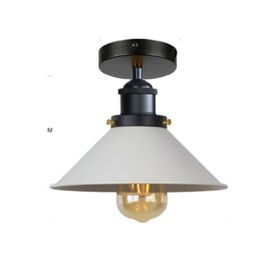 Mylights En 22 cm Retro Rustik Metal Vintage Tavan Avize Armatür