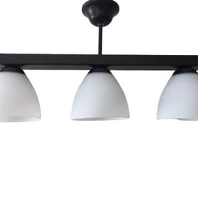 Mylights En 50 cm Retro Üçlü Sıralı Opal Camlı Tavan Avize