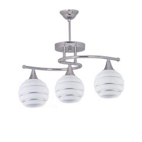 Mylights Krom Üçlü Modern Spor Avize Tavan Avize