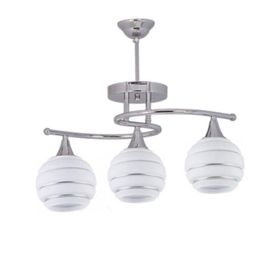 Mylights Krom Üçlü Modern Spor Avize Tavan Avize