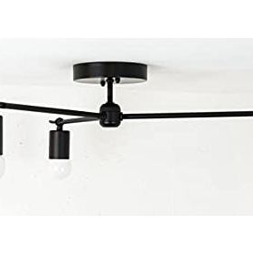 Mylights Mafsalı Harekli Üçlü Avize Mat Siyah Mylights Plofonyer Tavan Harekli Avize -