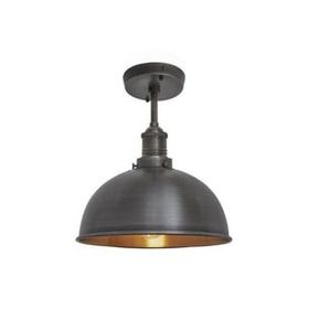 Mylights Mat Siyah 30 cm Retro Rustik Tavan Avize Rustik Avize