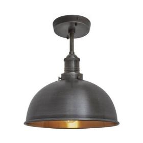 Mylights Mat Siyah 30 cm Retro Rustik Tavan Avize Rustik Avize