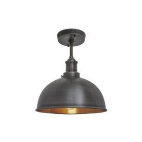 Mylights Mat Siyah 30 cm Retro Rustik Tavan Avize Rustik Avize