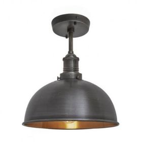 Mylights Mat Siyah 30 cm Retro Rustik Tavan Avize Rustik Avize