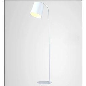Mylights Modern Beyaz Metal Yerden Aydınlatma Köşe Lambası Lambader