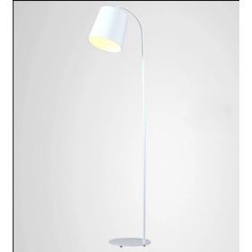 Mylights Modern Beyaz Metal Yerden Aydınlatma Köşe Lambası Lambader