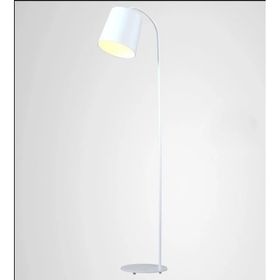 Mylights Modern Beyaz Metal Yerden Aydınlatma Köşe Lambası Lambader