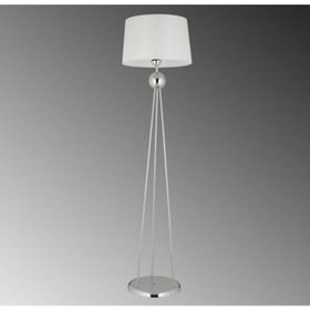 Mylights Modern Krom Gövde Beyaz Başlık Köşe Lambası Lambader