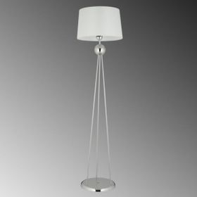 Mylights Modern Krom Gövde Beyaz Başlık Köşe Lambası Lambader