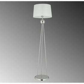 Mylights Modern Krom Gövde Beyaz Başlık Köşe Lambası Lambader