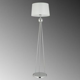 Mylights Modern Krom Gövde Beyaz Başlık Köşe Lambası Lambader