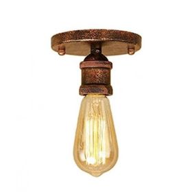 Mylights MYL002413 Bakır Armatü Eskitme Bakır 10x10 cm Eskitme Patinalı Tavan Avize Aplik