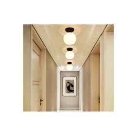 Mylights Opal Beyaz Cam Modern Spor Tekli Tavan Avize