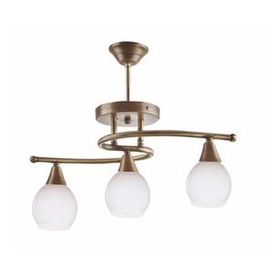 Mylights Opal Camlı Üçlü Tavan Plofonyer Avize